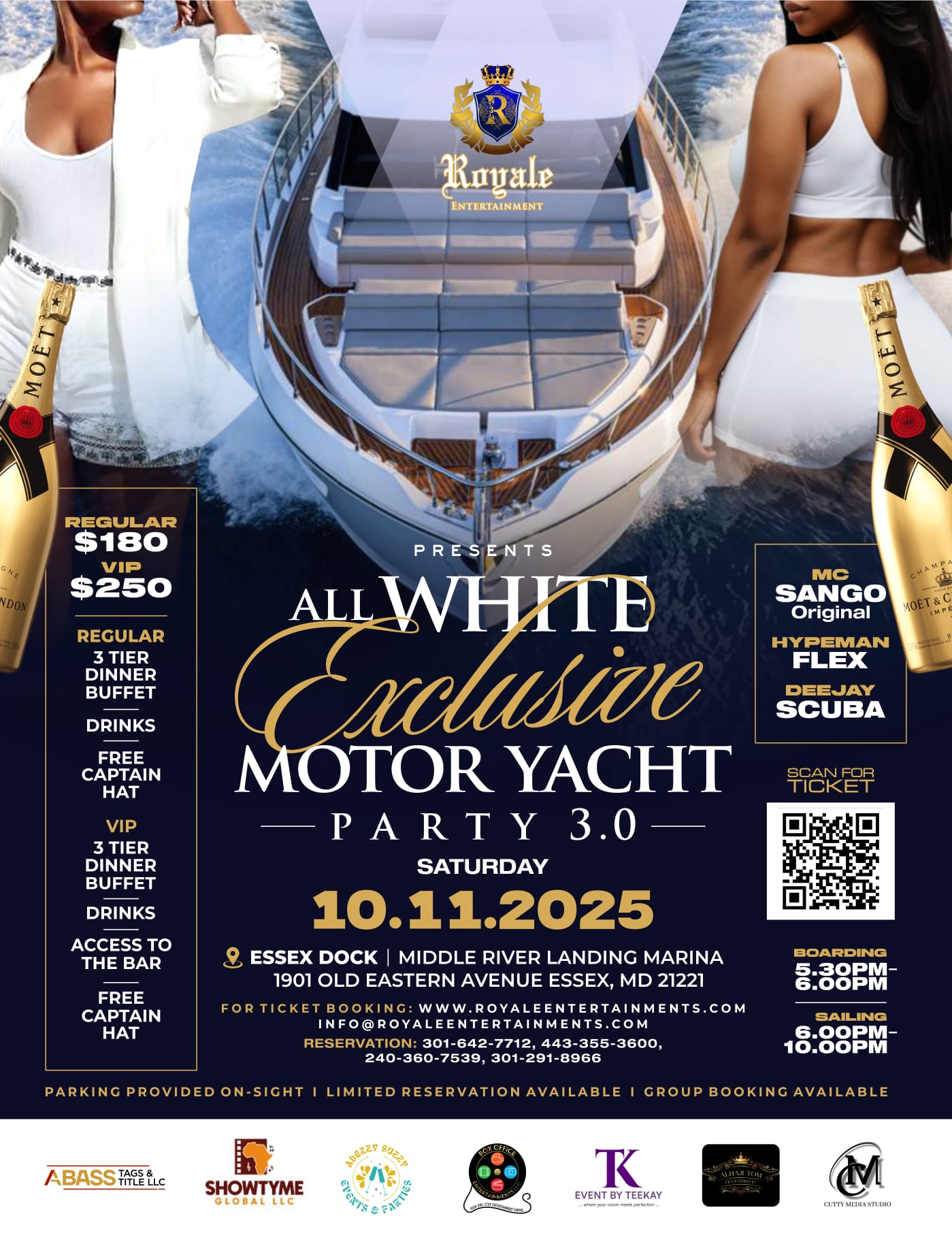 All White Exclusive Motor Yacht Party 3.0